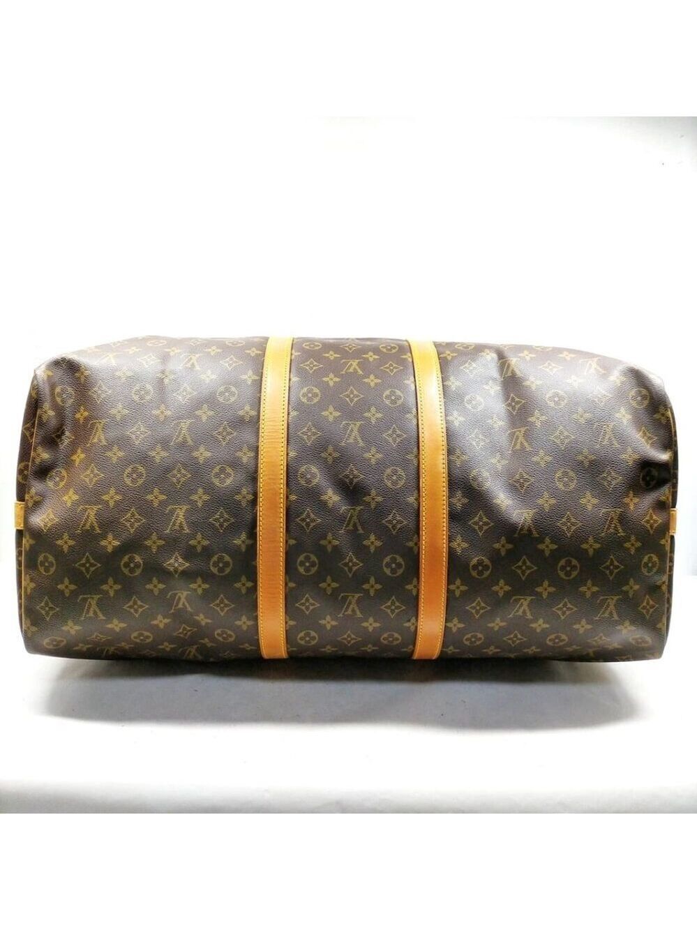 Louis Vuitton LV Boston Bag Keepall Bandouliere 60 Brown Monogram 630-052525 - Picture 5 of 13